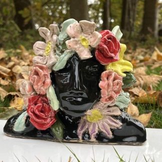 Bustevase m. Blomster