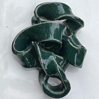 Mørkegrøn Skulptur