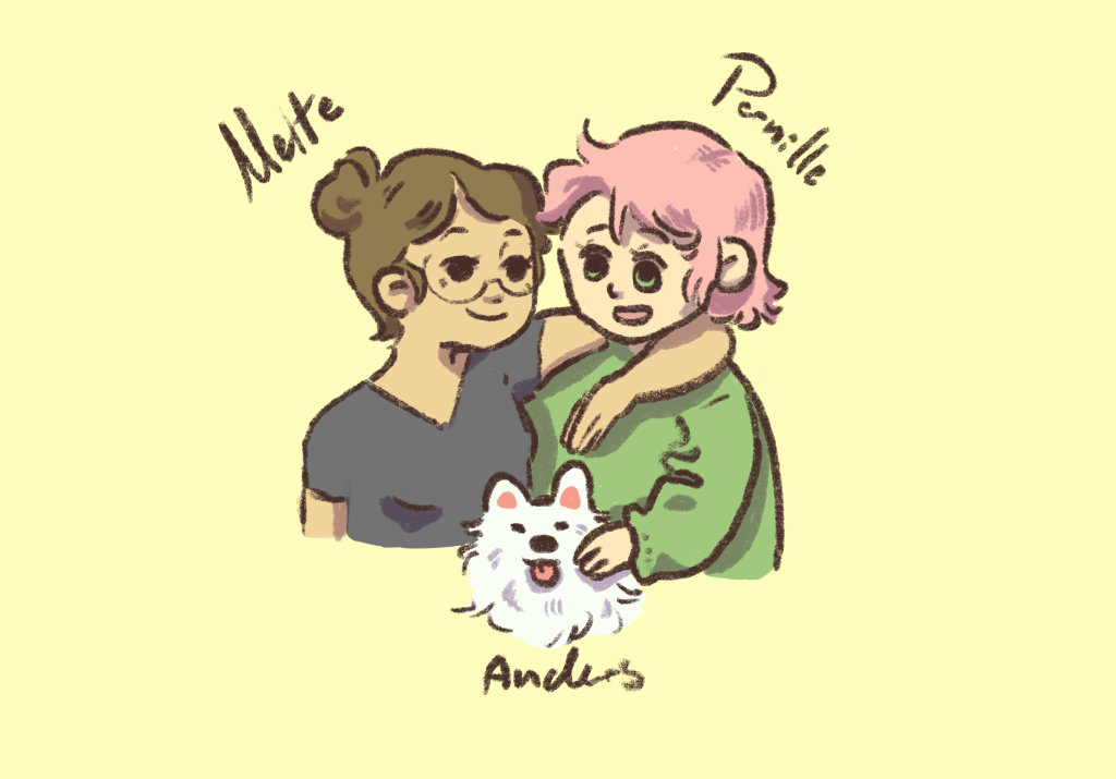 Mette, Pernille og Anders